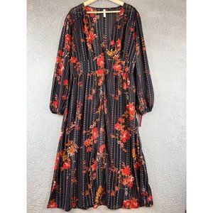 New Blue Pepper Target women's floral maxi dress size L